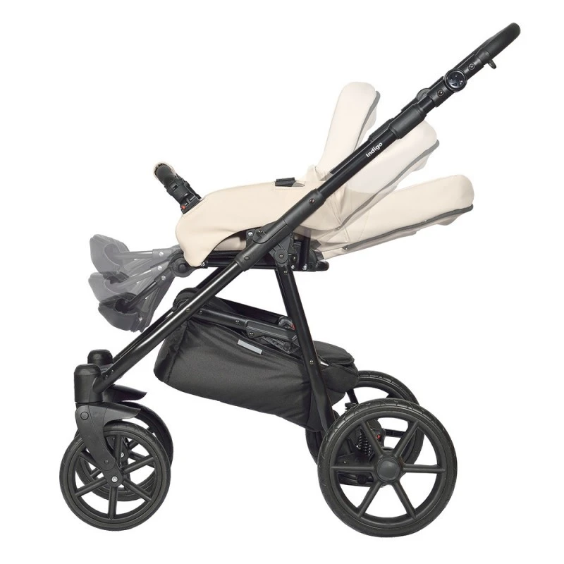 Бебешка количка Baby Giggle, Broco Eco, 2в1, 02 Бежов